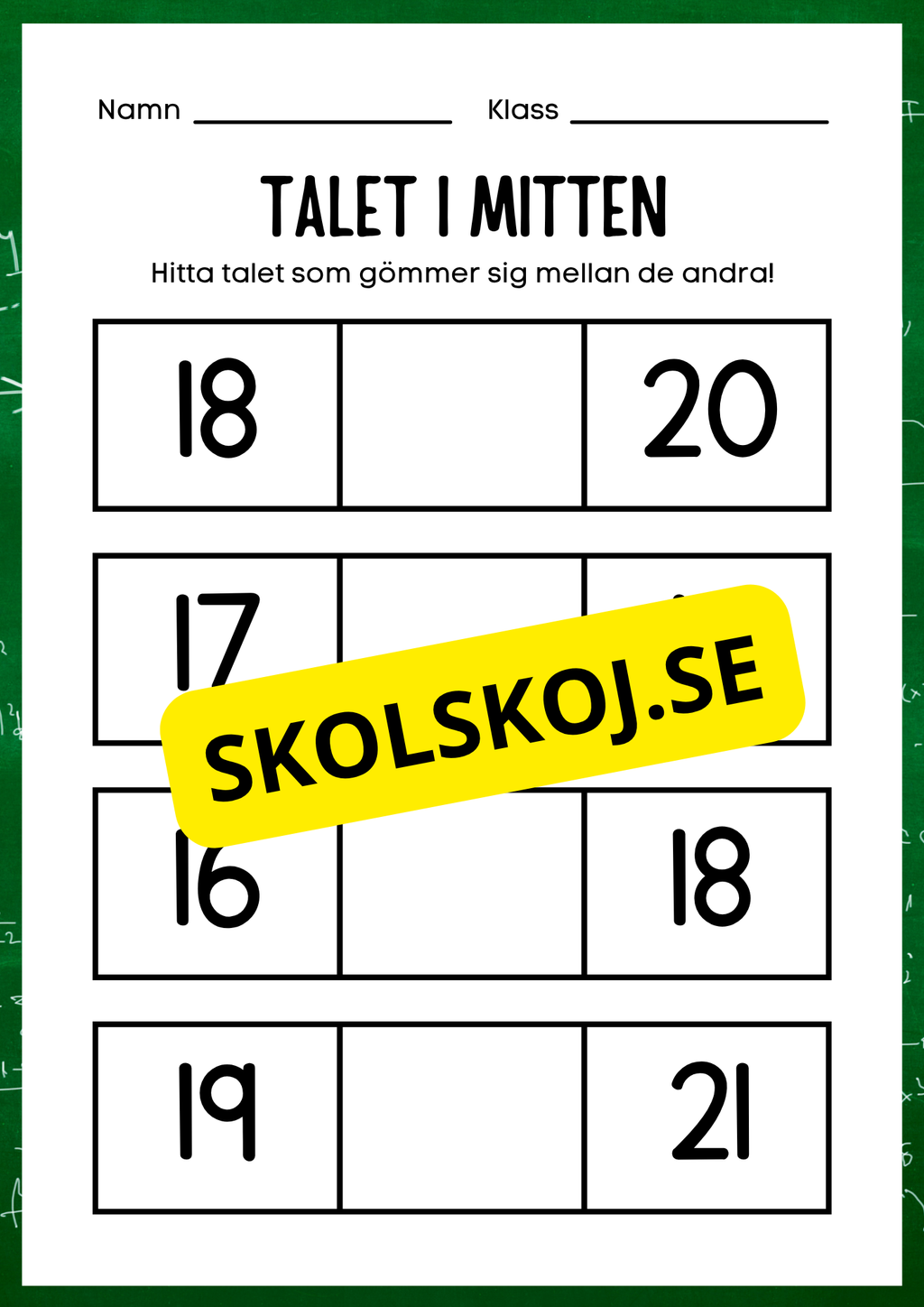 Talet i mitten