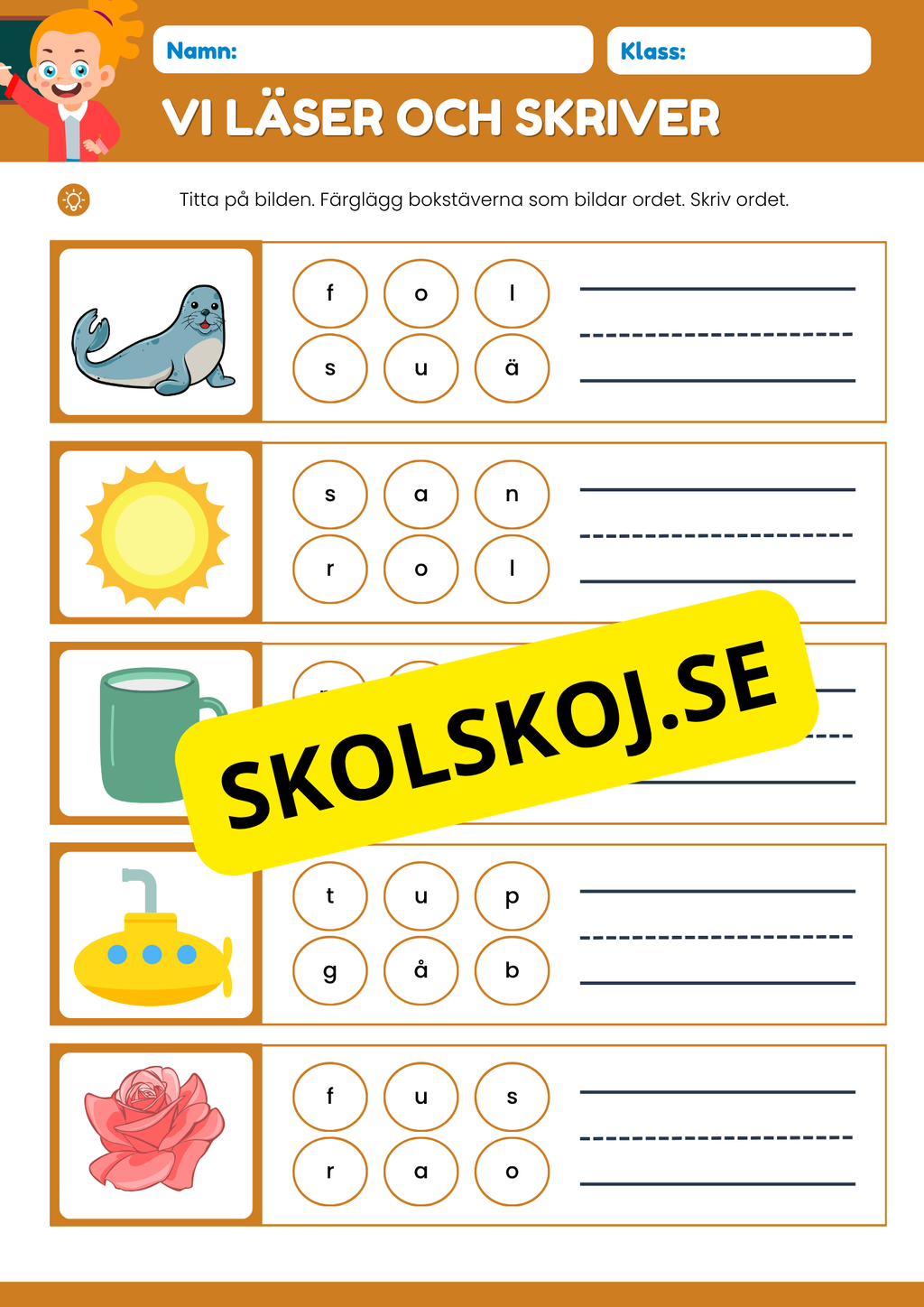 Vi läser och skriver