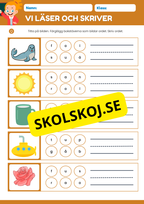 Vi läser och skriver
