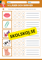 Vi läser och skriver