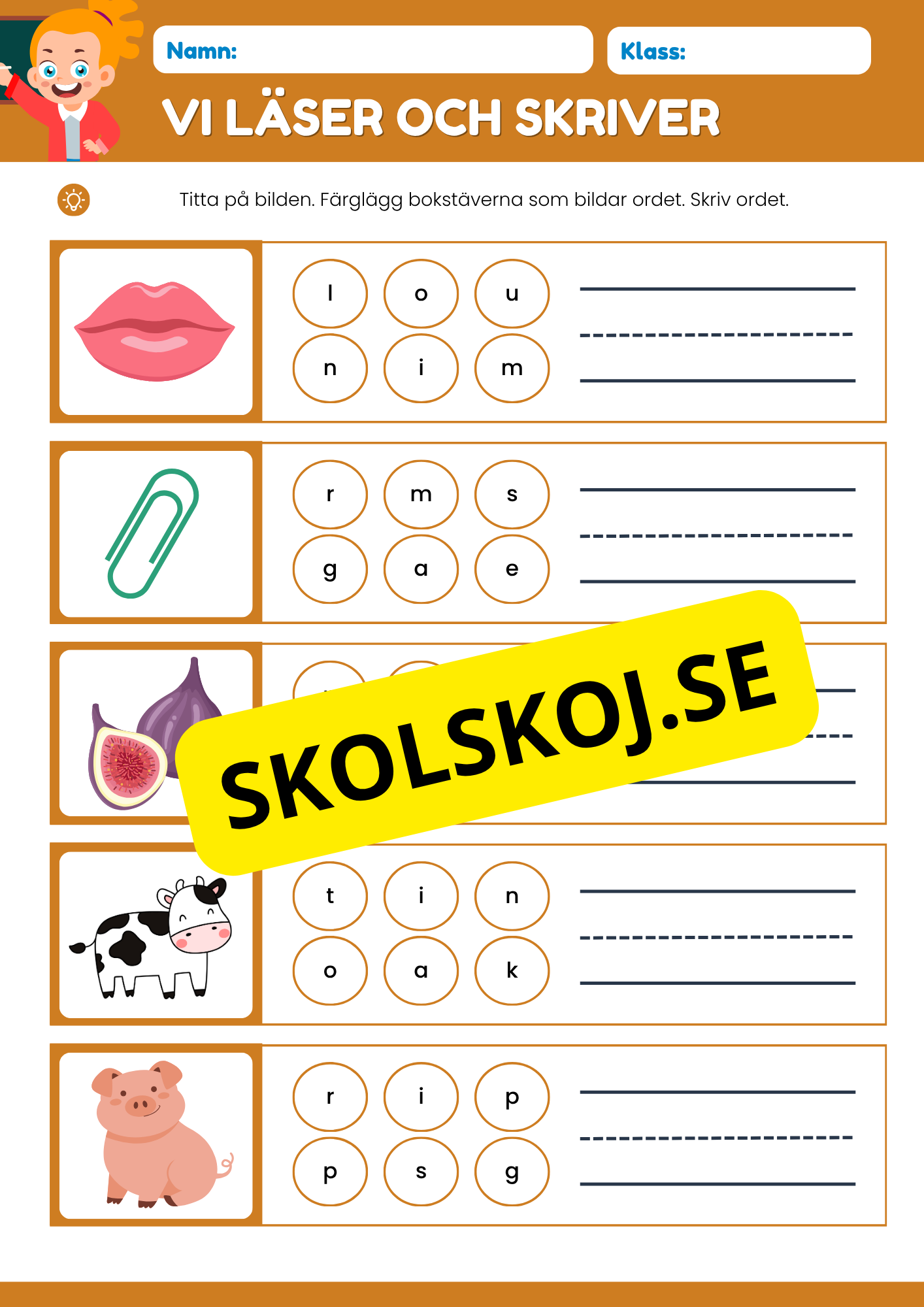 Vi läser och skriver