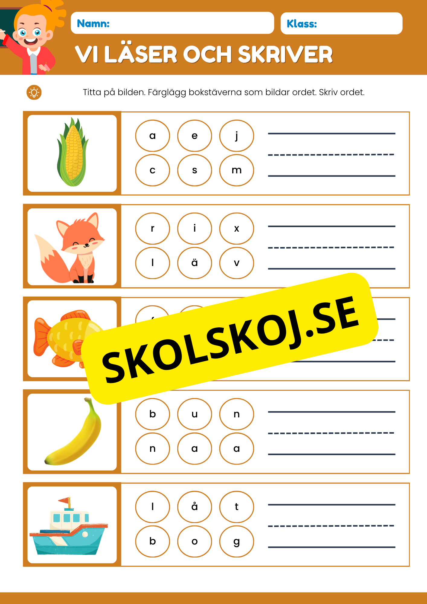 Vi läser och skriver