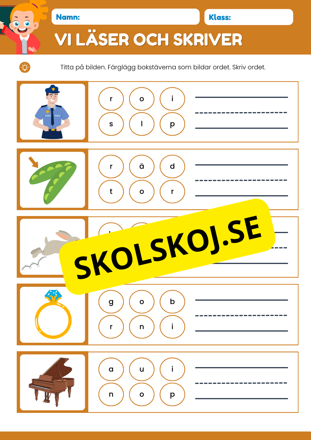 Vi läser och skriver