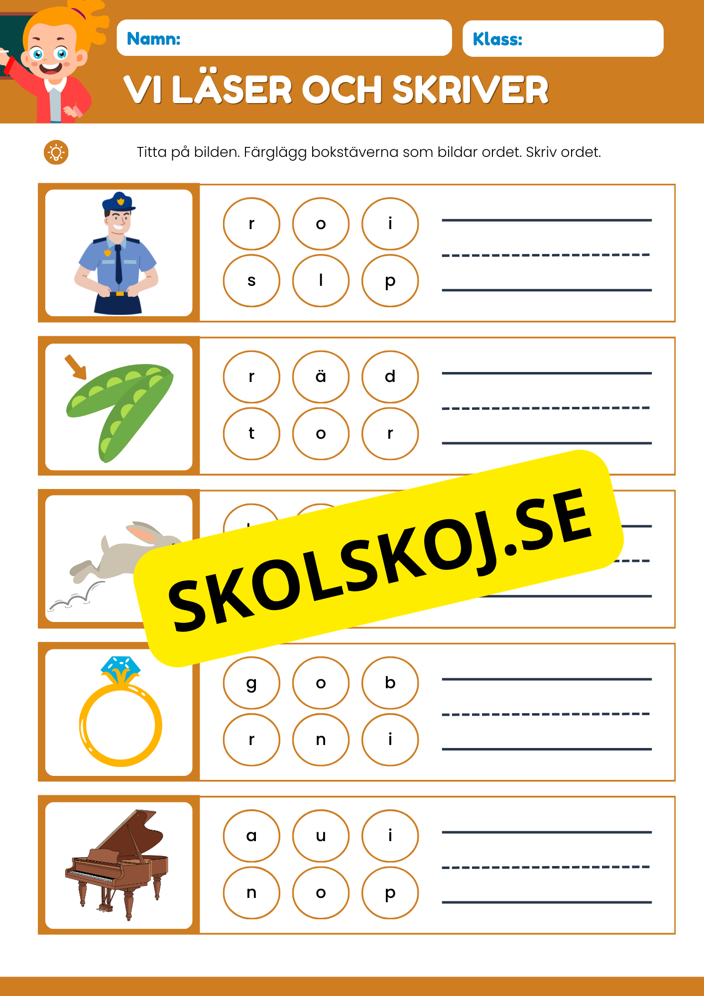 Vi läser och skriver