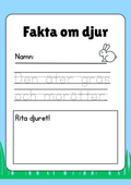 Fakta om djur - Häfte