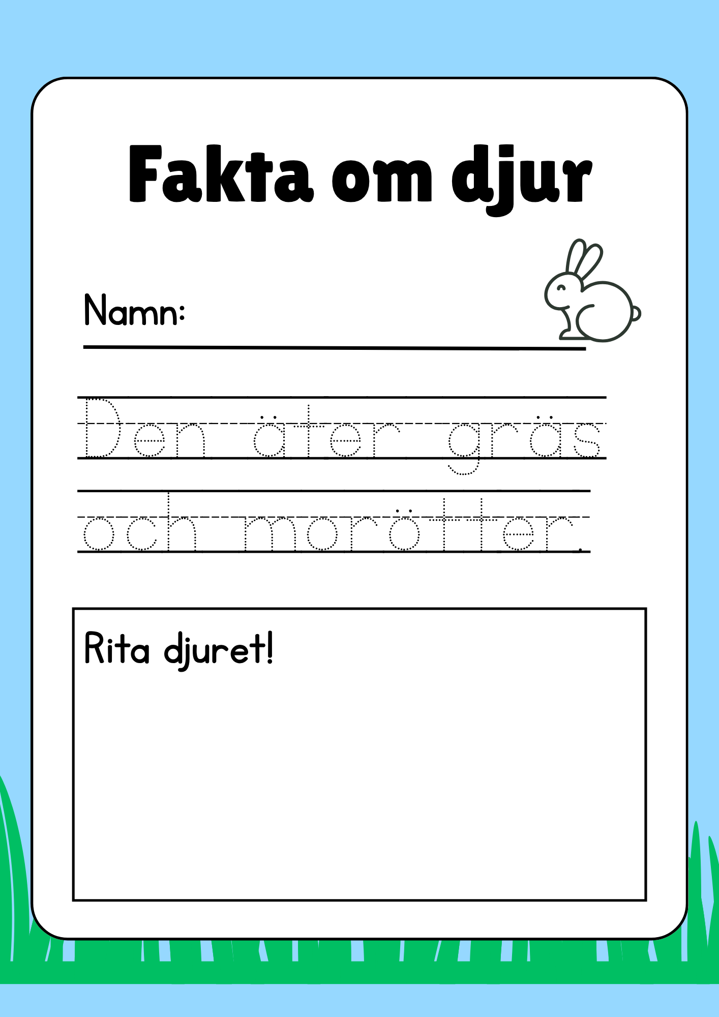 Fakta om djur - Häfte