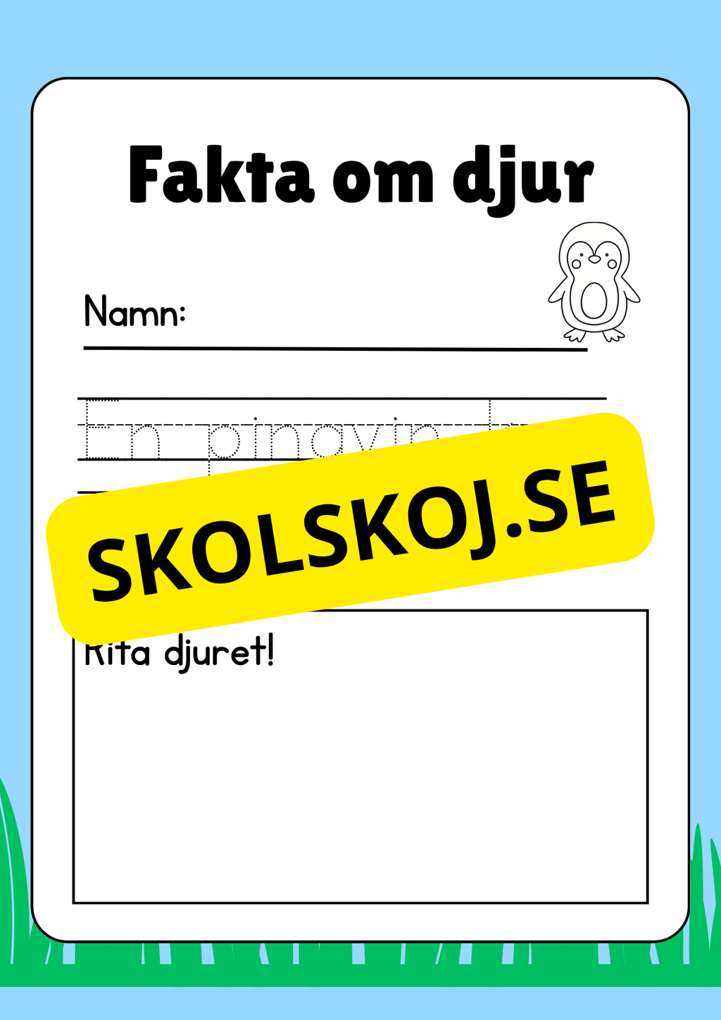 Fakta om djur - Häfte