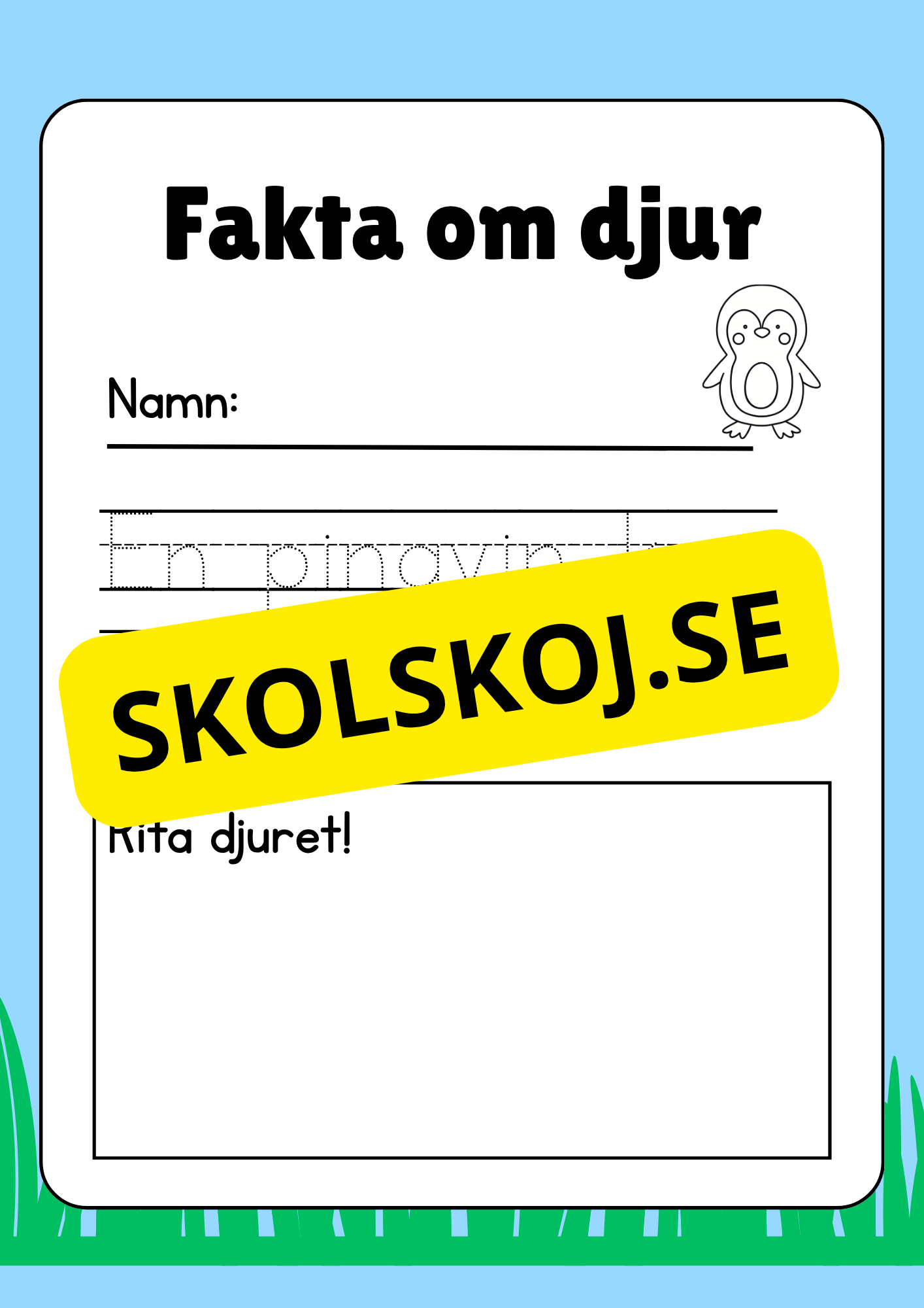 Fakta om djur - Häfte
