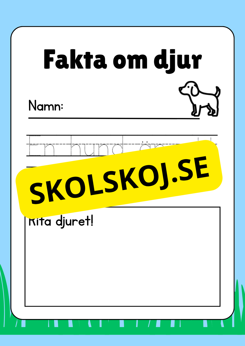 Fakta om djur - Häfte
