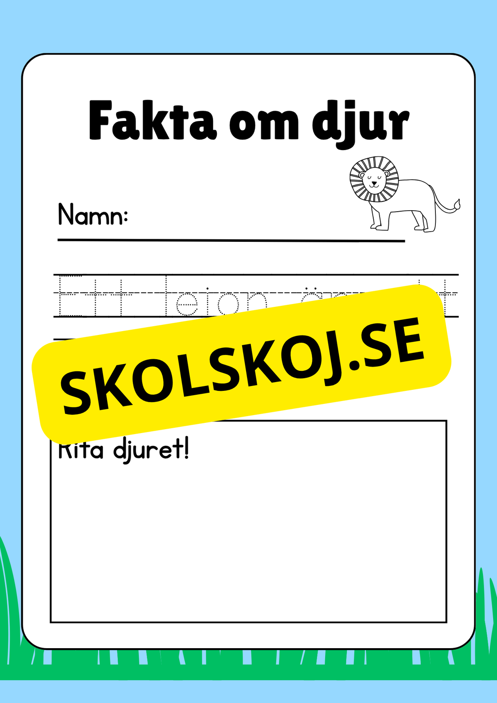 Fakta om djur - Häfte