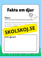 Fakta om djur - Häfte