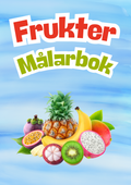 Frukter - Målarbok