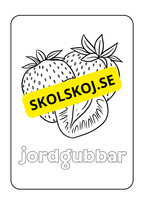Frukter - Målarbok