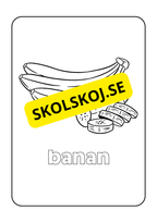 Frukter - Målarbok