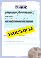Stort paket - Vårt solsystem - 84 sidor