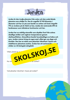 Stort paket - Vårt solsystem - 84 sidor