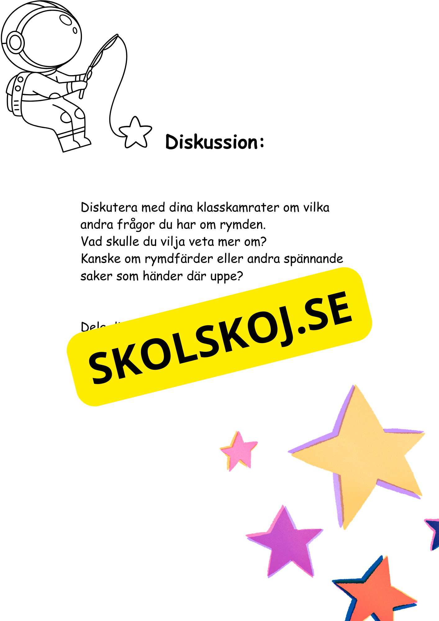 Stort paket - Vårt solsystem - 84 sidor