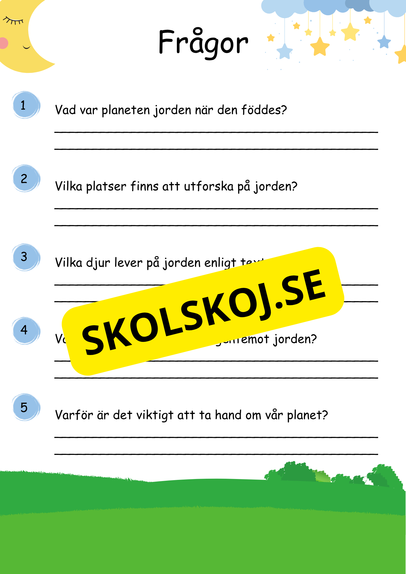 Stort paket - Vårt solsystem - 84 sidor