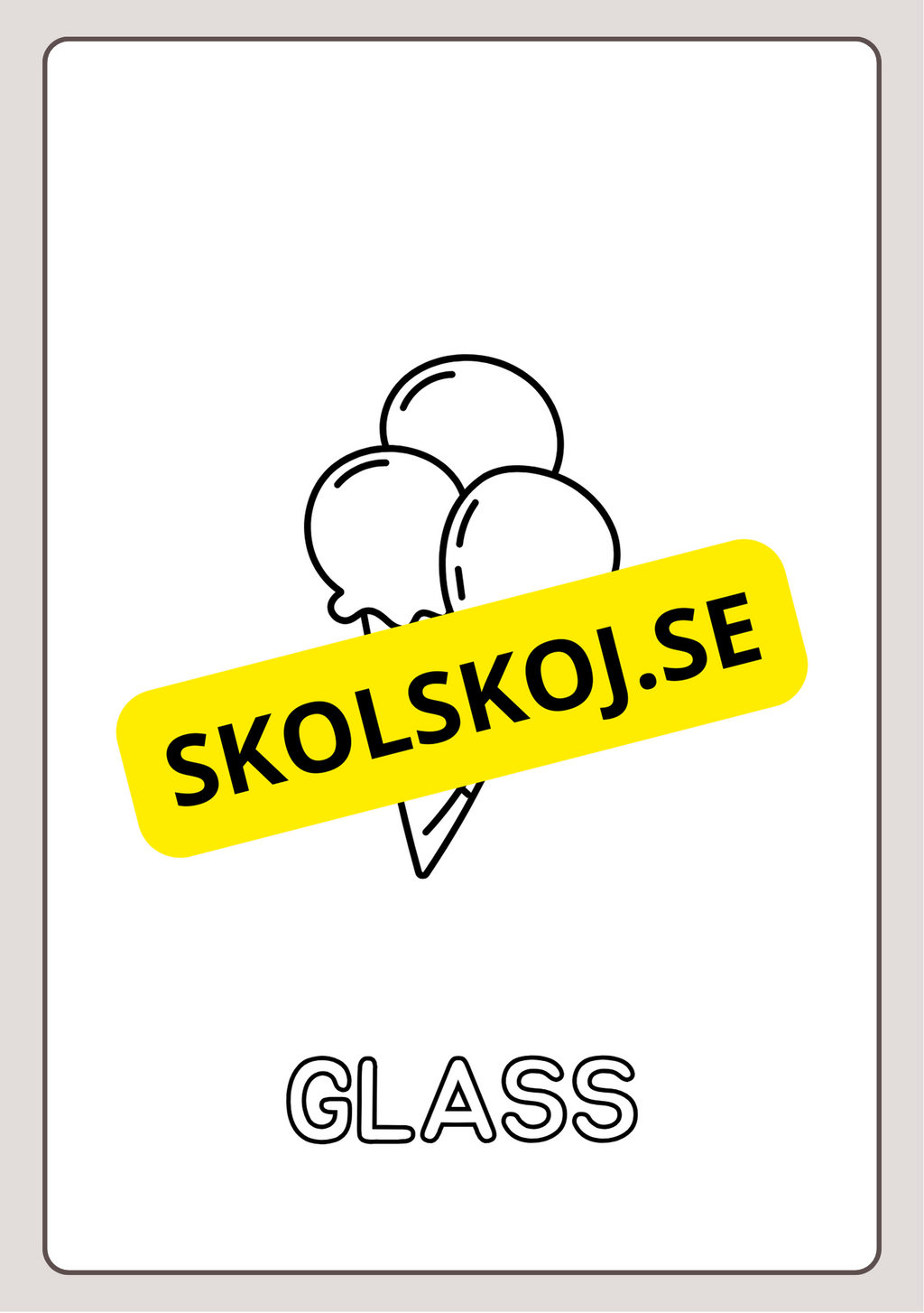 Substantiv - Målarbok