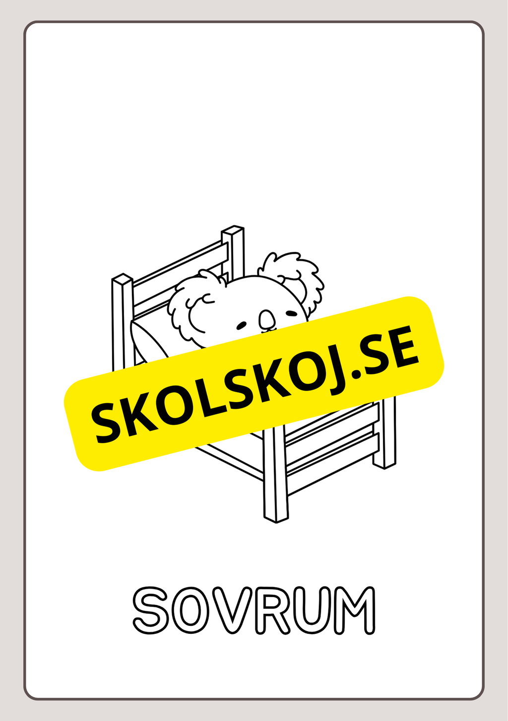 Substantiv - Målarbok