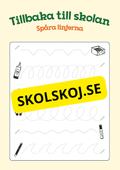 Tillbaka till skolan - Spåra linjerna