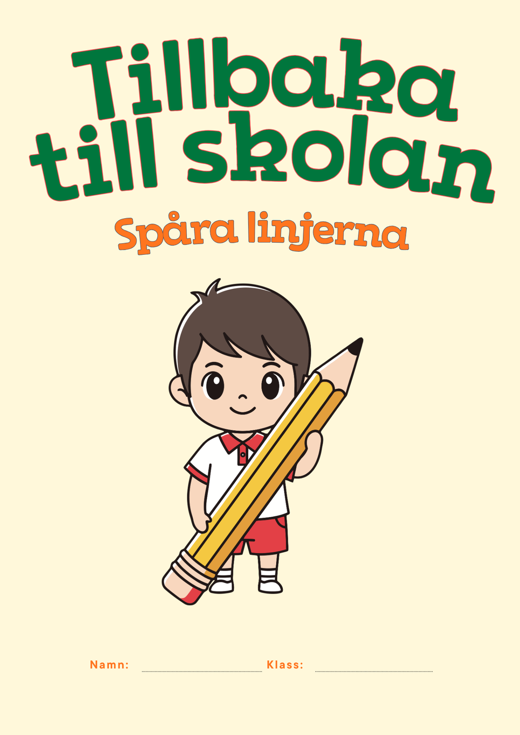 Tillbaka till skolan - Spåra linjerna