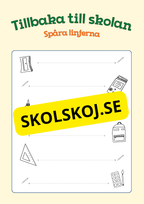Tillbaka till skolan - Spåra linjerna