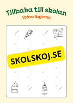 Tillbaka till skolan - Spåra linjerna
