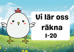 Vi lär oss räkna 1 - 20 - Häfte