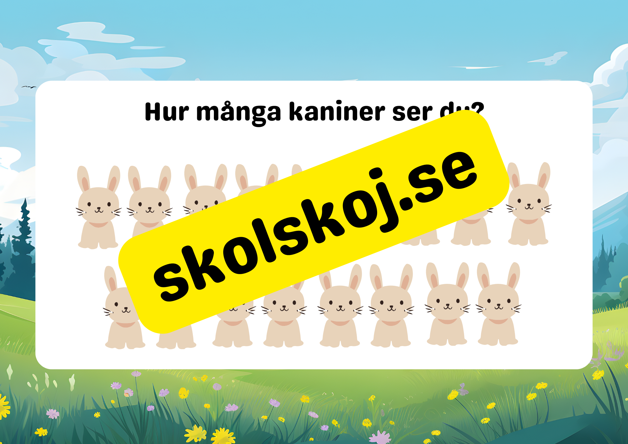 Vi lär oss räkna 1 - 20 - Häfte