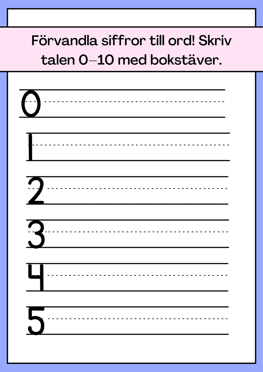 Förvandla siffror till ord