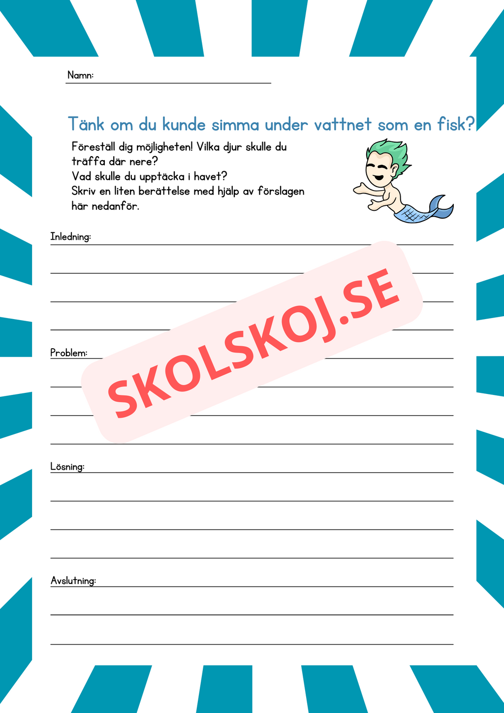 Tänk om – små skriväventyr