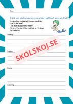 Tänk om – små skriväventyr