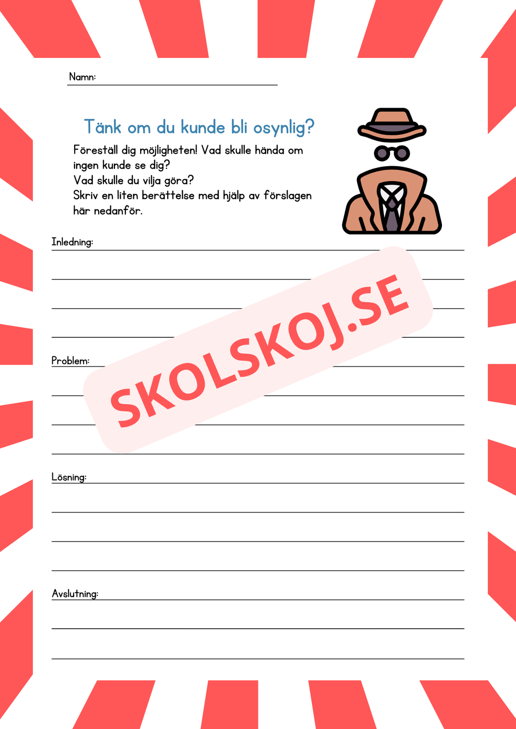 Tänk om – små skriväventyr