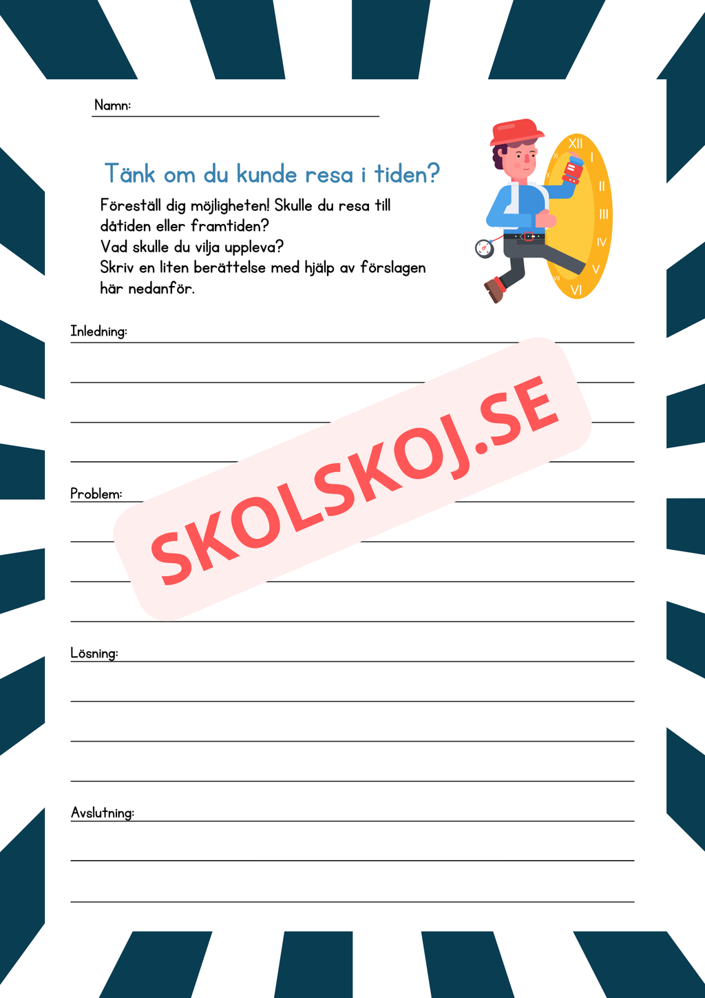 Tänk om – små skriväventyr