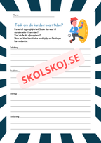 Tänk om – små skriväventyr