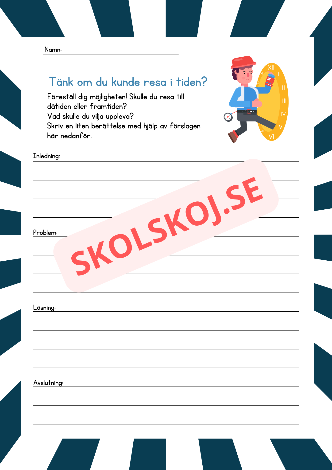 Tänk om – små skriväventyr