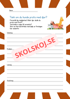 Tänk om – små skriväventyr