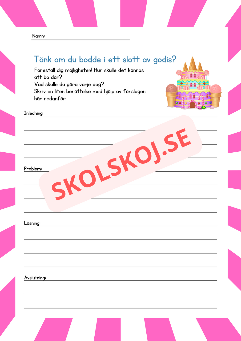 Tänk om – små skriväventyr