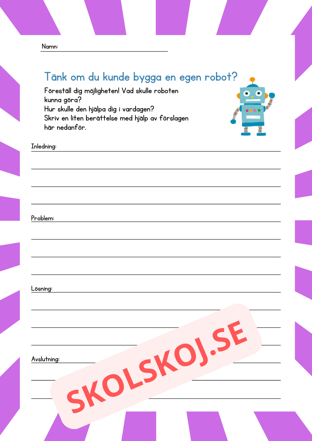 Tänk om – små skriväventyr