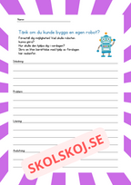 Tänk om – små skriväventyr