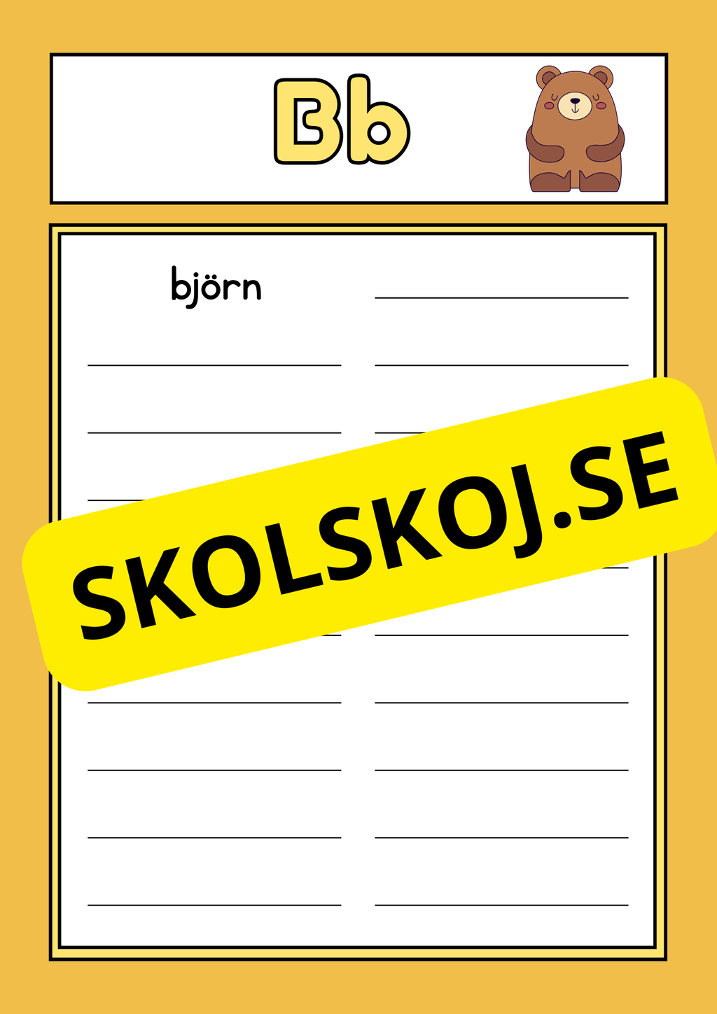 Jag lär mig alfabetet - Jag lär mig skriva
