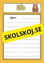 Jag lär mig alfabetet - Jag lär mig skriva