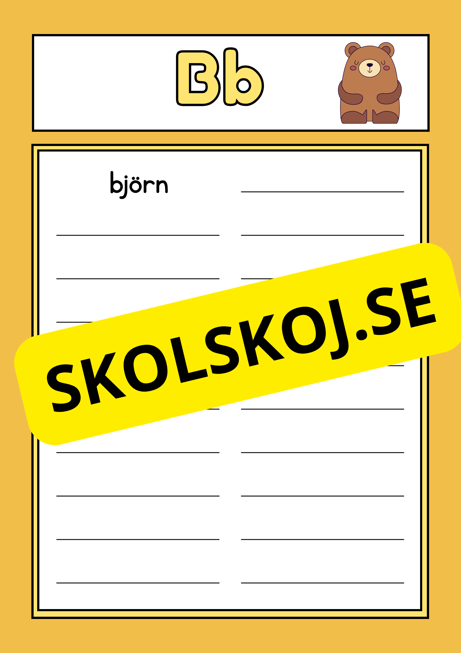 Jag lär mig alfabetet - Jag lär mig skriva