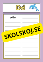 Jag lär mig alfabetet - Jag lär mig skriva