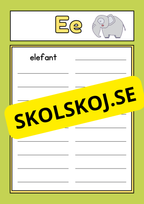 Jag lär mig alfabetet - Jag lär mig skriva