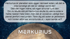 Upptäck solsystemets planeter + Frågor