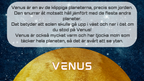 Upptäck solsystemets planeter + Frågor