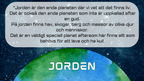 Upptäck solsystemets planeter + Frågor