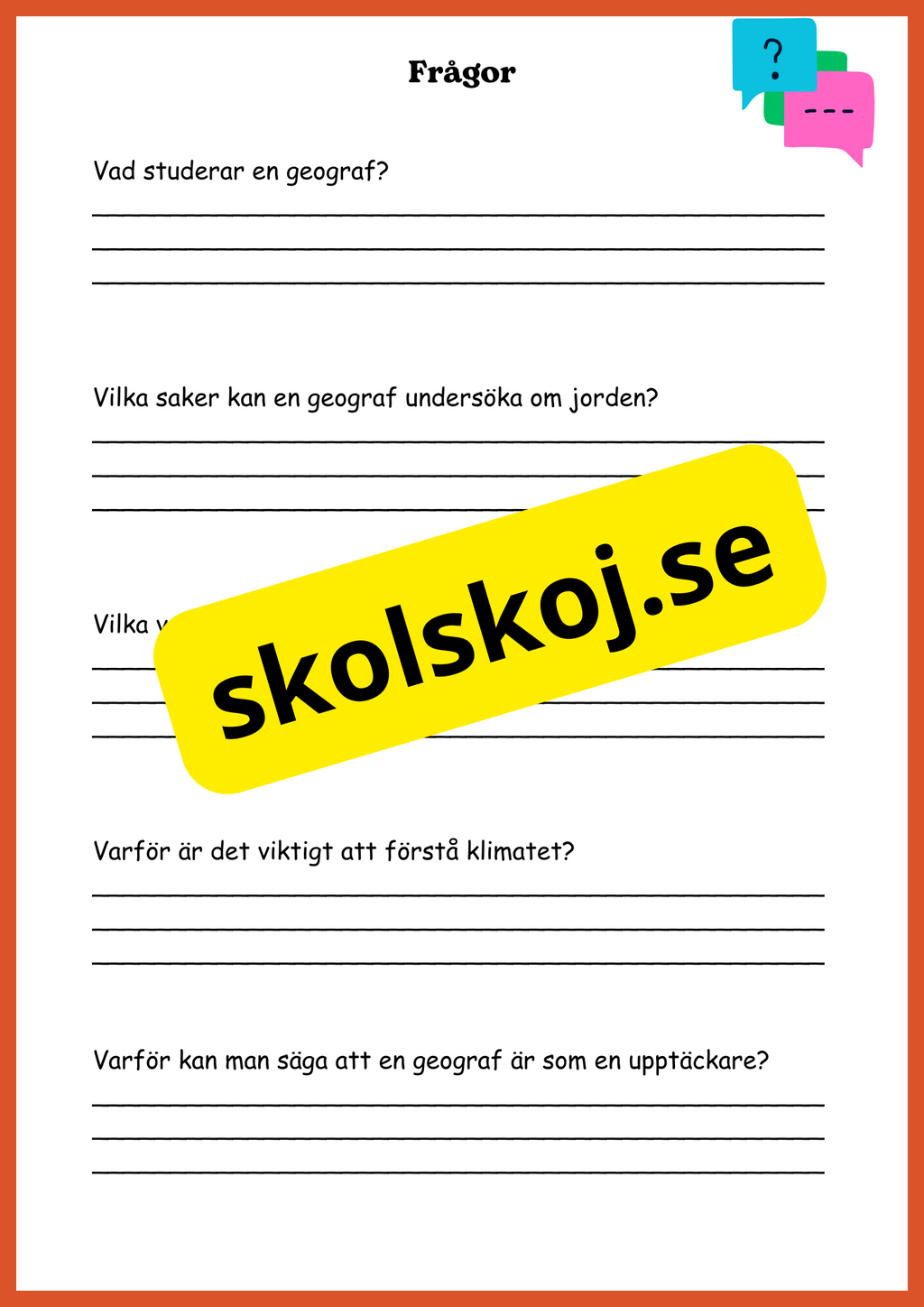 Upptäck kartor - Årskurs 4 - 6